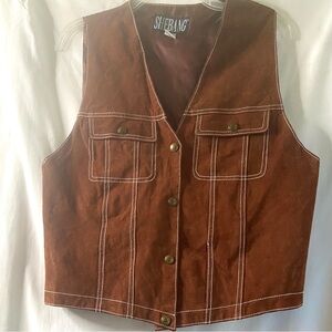 Brown Women's Vest